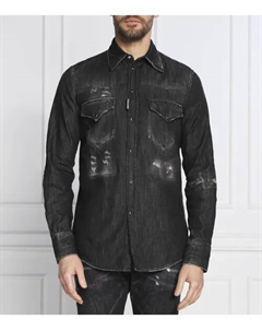 Рубашка Regular fit, черный Dsquared2