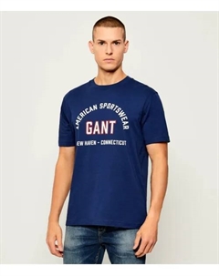 Футболка с графическим принтом Regular fit, синий Gant