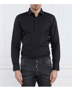 Рубашка Кенно Slim fit, черный Hugo