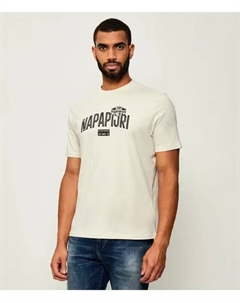 Футболка s-funes Relaxed fit, бежевый Napapijri