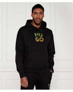 Толстовка Diridood Relaxed fit, черный Hugo