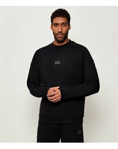 Толстовка Lastcrew Regular fit, черный Hugo