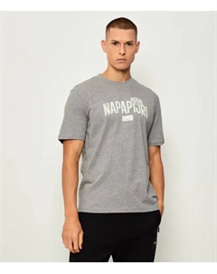 Футболка s-funes Relaxed fit, серый Napapijri