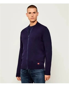 Свитер Сан-Жак-с Regular fit, фиолетовый Hugo