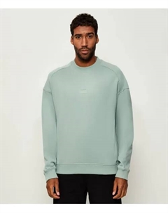 Толстовка Lastcrew Regular fit, зеленый Hugo