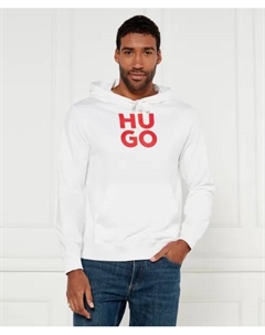 Толстовка Daltorreson Regular fit, белый Hugo