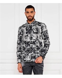 Рубашка Hermo Slim fit, черный Hugo