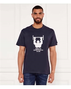 Футболка Regular fit, синий Replay