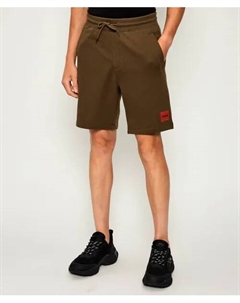 Шорты diz222 Regular fit, коричневый Hugo