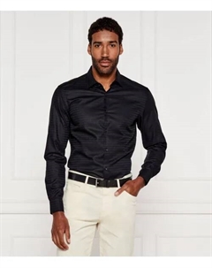 Рубашка Кенно Slim fit, черный Hugo