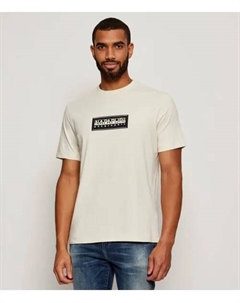 Футболка Regular fit, бежевый Napapijri
