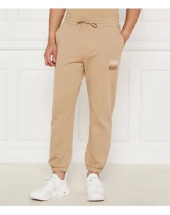 Спортивные штаны Dusplitan Loose fit, бежевый Hugo