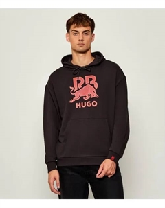 Толстовка Doverlohood x Racing Bulls Relaxed fit, коричневый Hugo