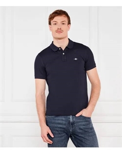Футболка поло Slim fit, синий Gant