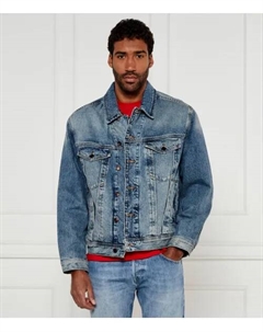 Джинсовая куртка Loose fit, синий Hugo