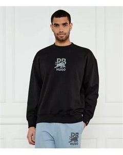 Толстовка dahrain_rb Oversize fit, черный Hugo