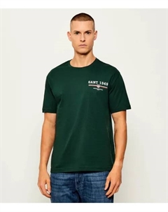 Футболка Regular fit, зеленый Gant