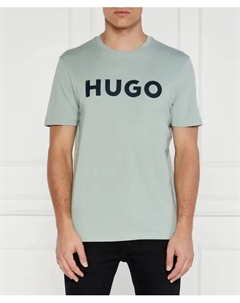 Футболка dulivio Regular fit, зеленый Hugo