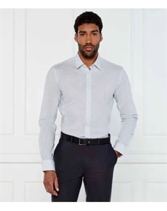 Рубашка Elisha02 Slim fit, белый Hugo