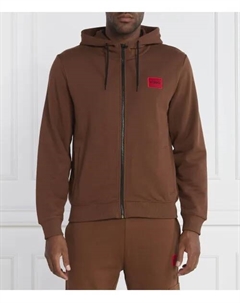 Толстовка daple212 Regular fit, коричневый Hugo