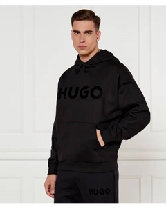Толстовка Ditchle Loose fit, черный Hugo