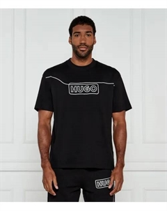 Футболка noideryo Loose fit, черный Hugo blue