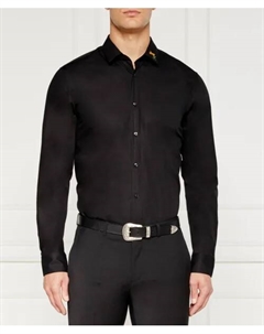 Рубашка Елисея Slim fit, черный Hugo