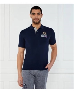 Футболка поло Regular fit, синий La martina