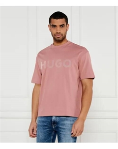 Футболка Динки Oversize fit, розовый Hugo