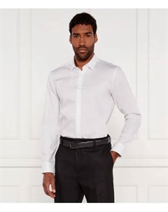 Рубашка Elisha02 Slim fit, белый Hugo