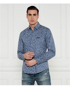 Рубашка Hermo Slim fit, синий Hugo