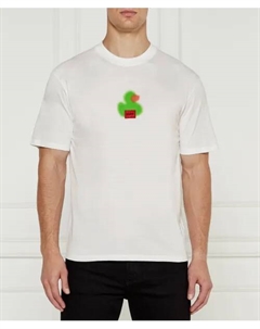 Футболка Дилиппера Relaxed fit, белый Hugo