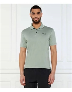 Футболка поло Regular fit, зеленый Ea7
