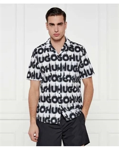 Рубашка Эллино Straight fit, белый Hugo