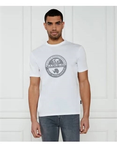 Футболка s-bollo Regular fit, белый Napapijri