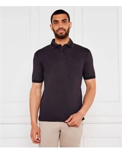 Футболка поло Regular fit, черный Emporio armani