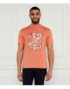 Футболка h-taut 81 Regular fit, оранжевый Boss