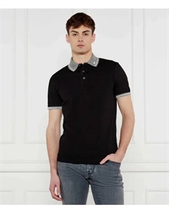 Футболка поло Regular fit, черный Emporio armani