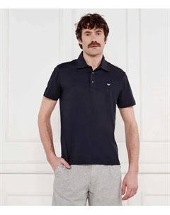 Футболка поло Regular fit, синий Emporio armani
