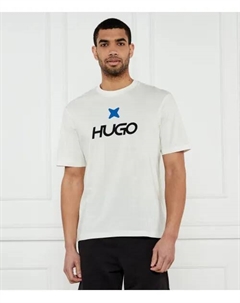 Футболка Ньюроми Regular fit, бежевый Hugo blue