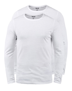 Рубашка с длинным рукавом, белый Solid