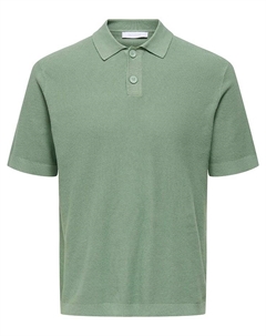 Рубашка-поло, зеленый Only & sons