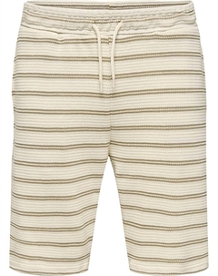 Тканевые шорты, бежевый/кремовый Only & sons