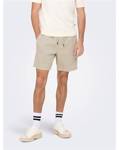 Тканевые шорты, бежевый Only & sons