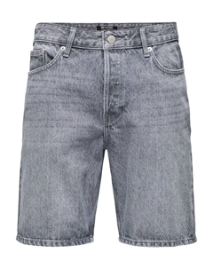 Джинсовые шорты, светло-серый Only & sons