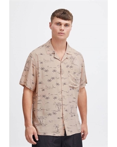 Рубашка, коричневый Solid