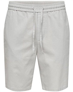 Тканевые шорты, светло-серый Only & sons