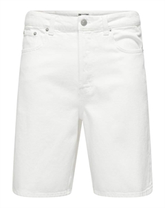 Джинсовые шорты, белый Only & sons