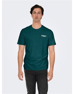 Футболка, зеленый Only & sons