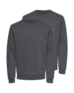 Толстовка, темно-серый Only & sons